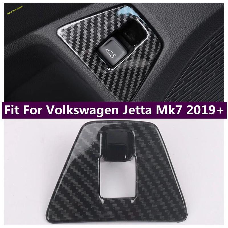 Tailgate Button Cover Rear Trunk Switch Button Decoration Frame Trim Fit For Volkswagen Jetta Mk7 - Car Accessories