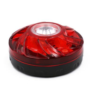 East Leaf Magnetický LED Výstražný Nouzový Signální Indikátor AA Baterie Vodotěsný Rotační 1 Světlo, Světlo, Světlo, Provozováno, Skořepina, Blikající, SOS,