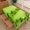 1pc Tablecovers Feature a Soft And Stylish Lime Green Leaf Pattern, Suitable for Dining Tables, Coffee Tables, Desks, Picnics, And Outdoor Dining