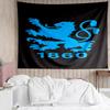 1860 Lion Emblem Tapestry, Unique Design Tapestry, Suitable for Bedroom,Livingroom, Playroom,Heartwarming Fan Holiday Gifts