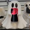Yousheng Cute Ghost Drink Holder Halloween Ghost Can Holder for Coke Soda Cans Desktop Resin Ornament for Indoor Home Decor