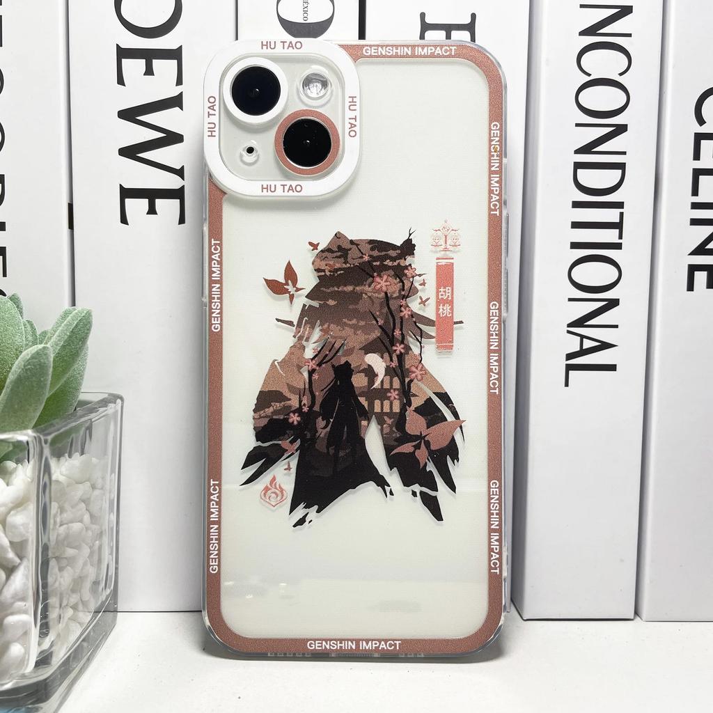 Genshin Impact Phone Case For iPhone 16 15 14 13 12 11 Pro Max Mini XS X XR SE 7 8 Plus HuTao Zhongli Raiden Shogun Xiao Funda