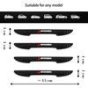 For Mitsubishi Space Star ASX Grandis Colt Xpander 4Pcs Car Door Side Strip Protector Rubber Edge Anti-collision Bumper Sticker