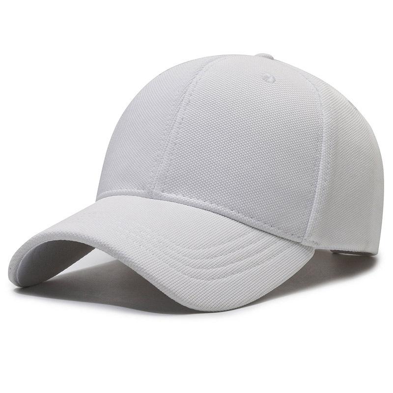 

Sunshade sunscreen fashion versatile baseball cap four seasons hat men s and women s hard top hat білий