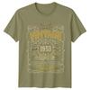 Made In 1953 Unisexs T Shirt 73rd Birthday Gift Aged To Perfection