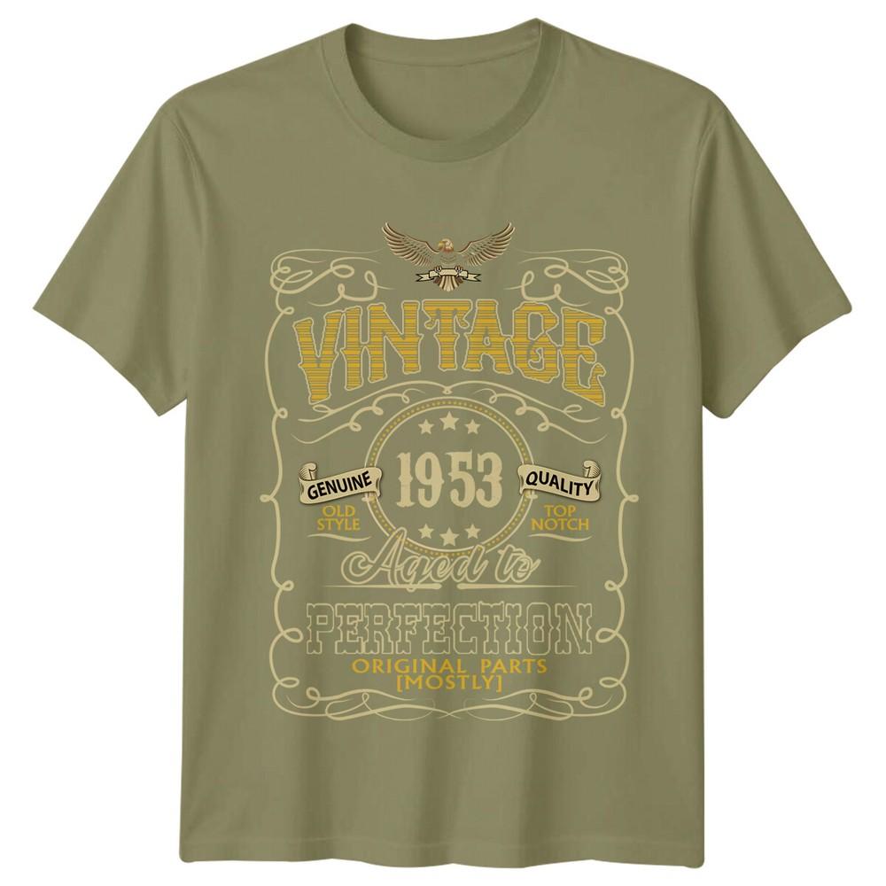 Made In 1953 Unisexs T Shirt 73rd Birthday Gift Aged To Perfection