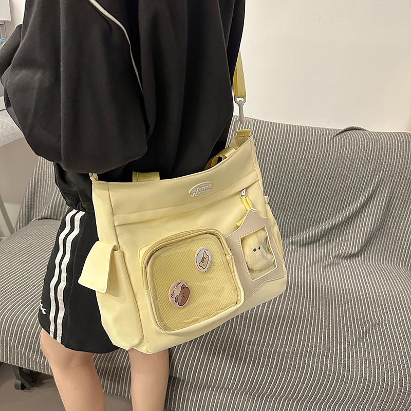 Duża pojemność Damska torba na ramię Studencka torba na zakupy do klasy Torba crossbody