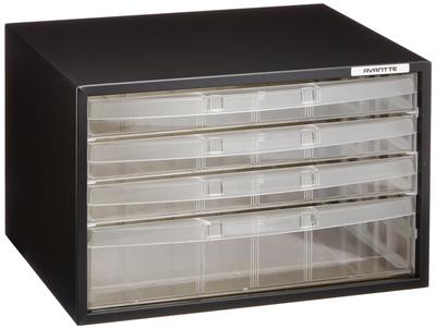 Nakabayashi Avante Letter Case, Document Storage, A4, 3 Shallow and 1 Deep Drawer, AL-W4-D