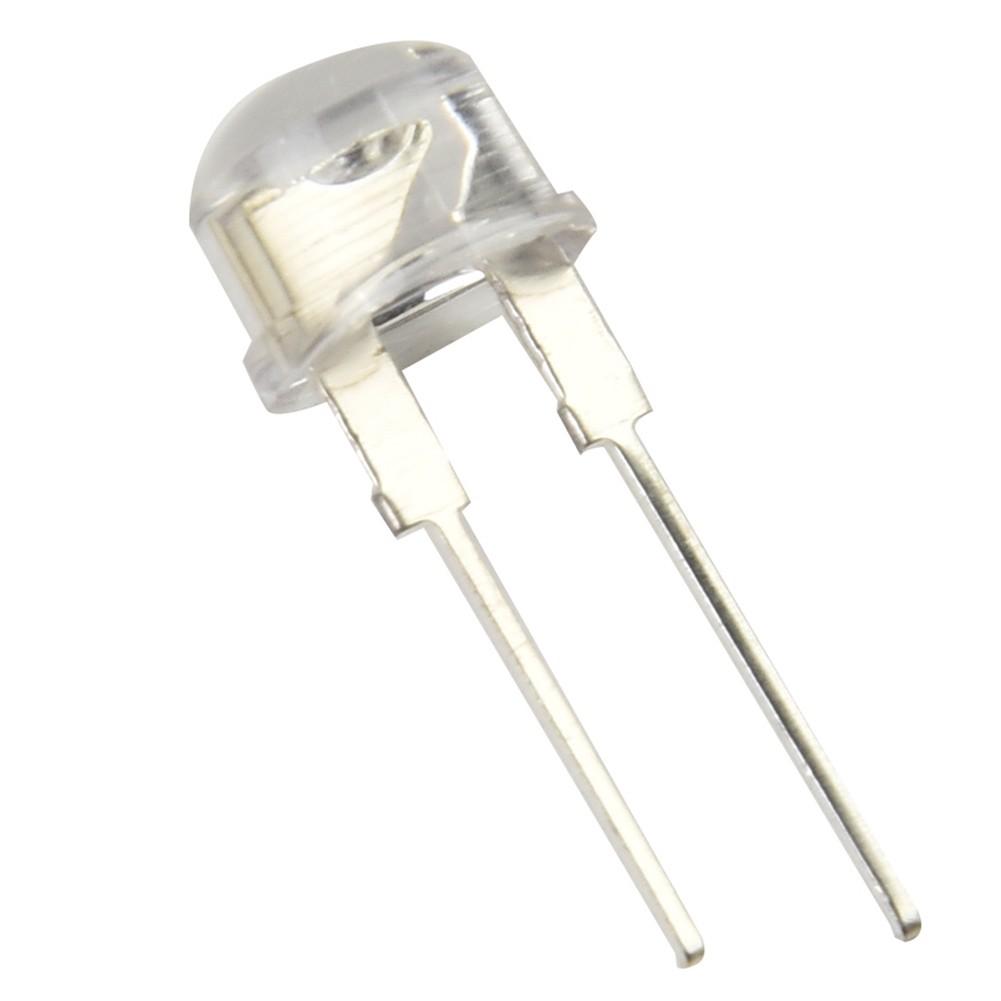 10 STÜCK 8MM Strohhut Inline LED Lampe Leuchtdiode Weiß Rot Blau 0.5W