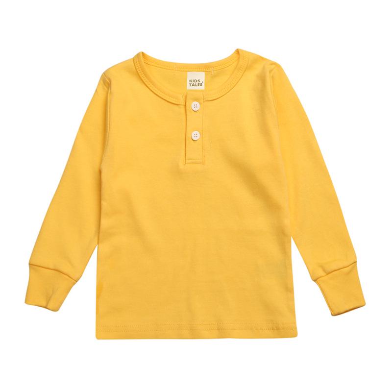 2025 Herbst Kinder Baumwollunterwäsche Set - Baby Langarm Rundhals, Gemütliche Homewear