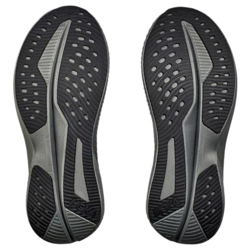 HOKA ONE ONE MACH 6 Slip Resistant Abrasion Resistant Low top Training Racing Running Shoes Men's Black Sneakers 1164032-BBLC