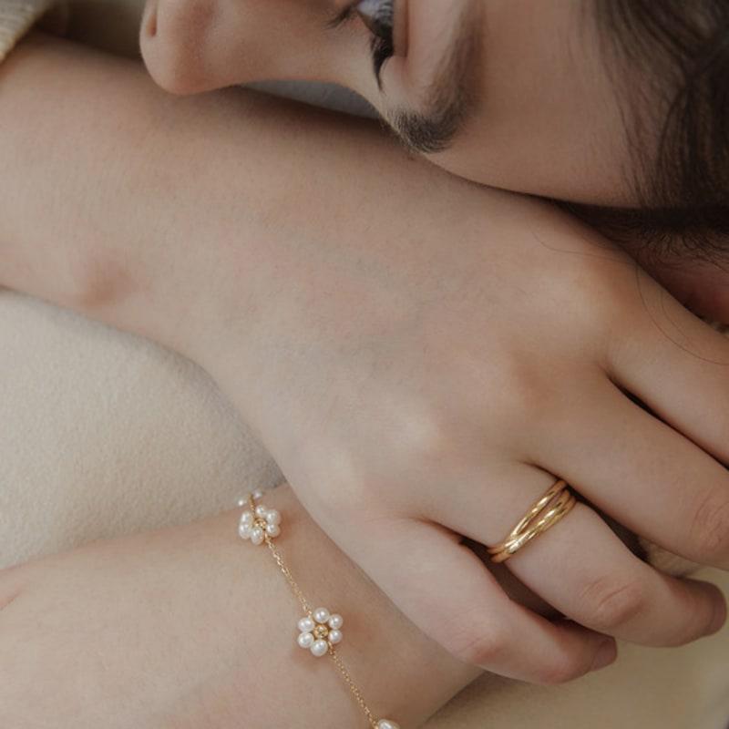 TATIANA Pearl Flower Bracelet BR2190