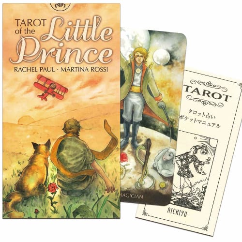 Nichiyu Tarot Cards, 78-Card, Waite Edition, Authentic [The Little Prince Tarot (Major Arcana Only)] "Cute Tarot Cards with Watercolor Illustrations