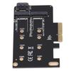 NGFF M.2 to PCIe Adapter Support NGFF B Key M Key PCIe X4 Card with SATA 3.0 Cable for 2242 2260 2280 SSD