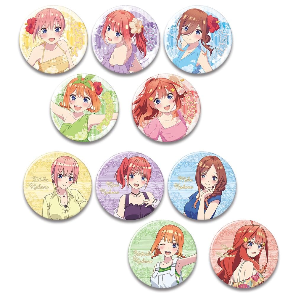 The Quintessential Quintuplets Trading Can Badge 10-Piece KTAN-G002-m99