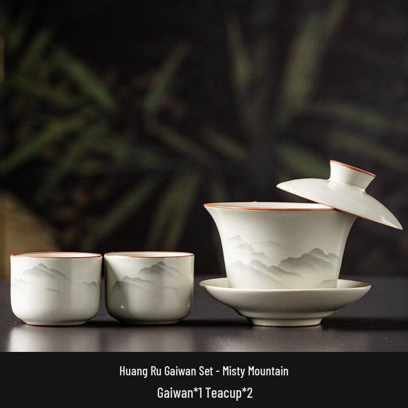 Shuogang Tiangong Suspended Ru Kiln Gaiwan Set