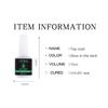 JTING Luminous Effect Glow In the Dark Gel Top Coat Nail Gel Polish Clear OEM Customize Private Label 15ml Bottles
