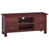 Day and Night - Day and Night TV Cabinet Solid Mahogany Wood Classic Brown 100x30x45 Cm