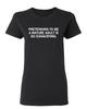 Pretending To Be A Mature Sarcastic Novelty Graphics Funny Womens T-Shirt