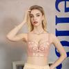 Embroidery Gathered Underwear Without Steel Ring Anti-sagging Side Breast Adjustable Bra