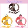 Pet Cat Harness With Non Elastic Polyester Chest Strap For Small Medium Dogs And Cats