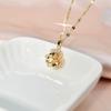 Flower Rotating Necklace, Female Simplicity, Versatile Temperament, Female Personality, Single Product Style, Advanced Sense