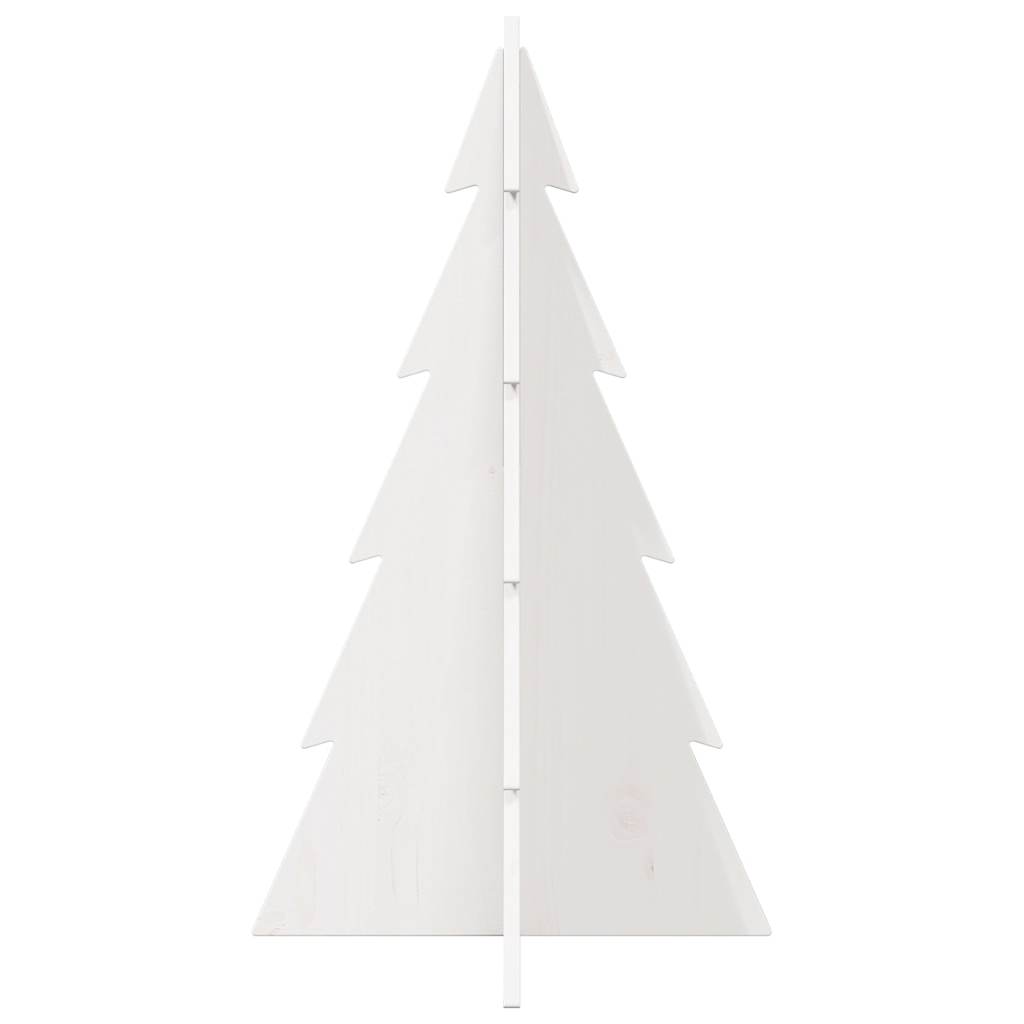 Christmas Tree for Decorating White 80 cm Solid Pine Wood