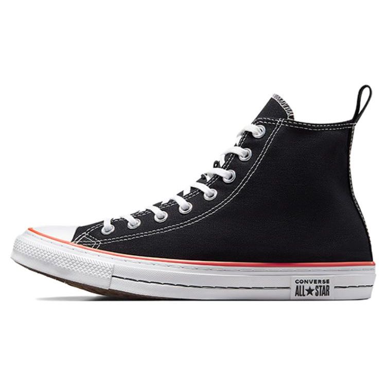 Converse All Star Comfortable Versatile Durable Lightweight Breathable High-Top Canvas Shoes Unisex Sneakers Black A04502C