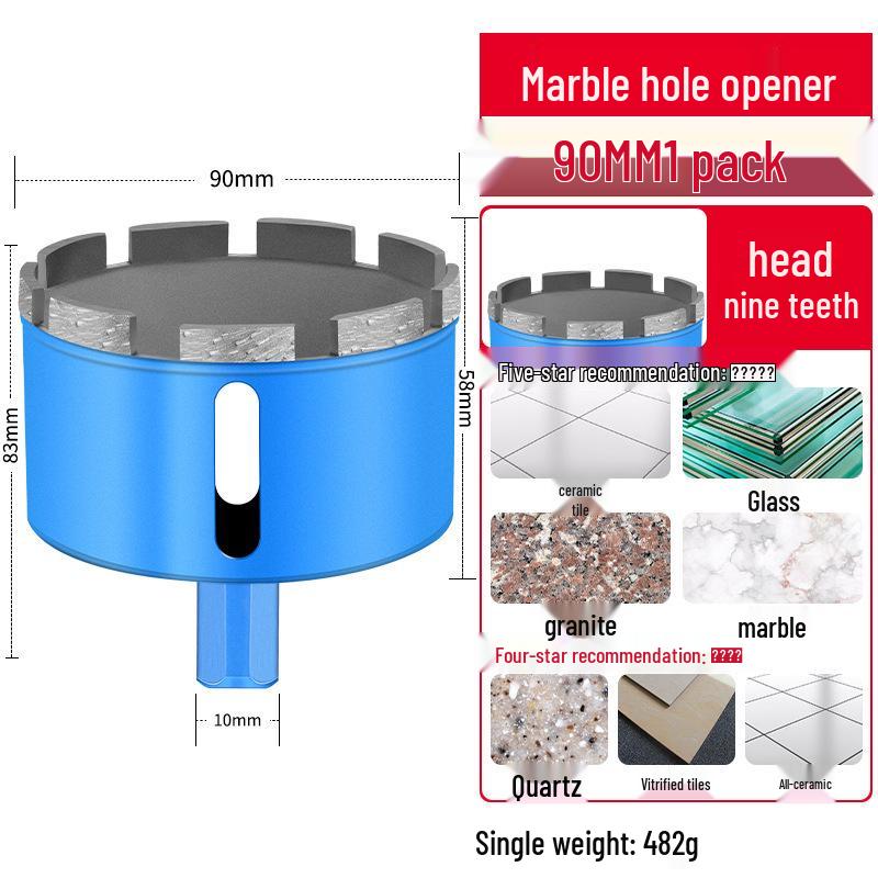 Diamant-beschichteter Lochbohrer für Marmor, Keramik, Glas und Feinsteinzeug