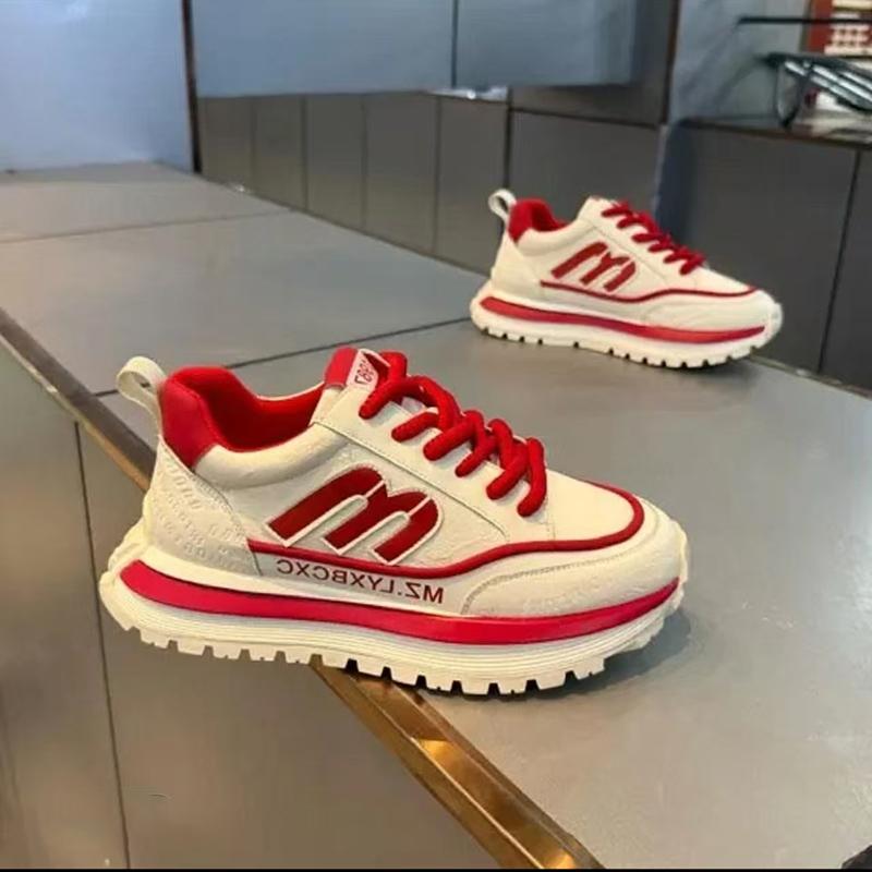 Casual men's shoes platform sneakers, four colors