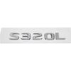 CXAFM1 ABS S300L S320 S320L S350 Trunk Rear Logo Badge Emblem Sticker For Mercedes Benz S Class W126 W140 W220 W221 W222