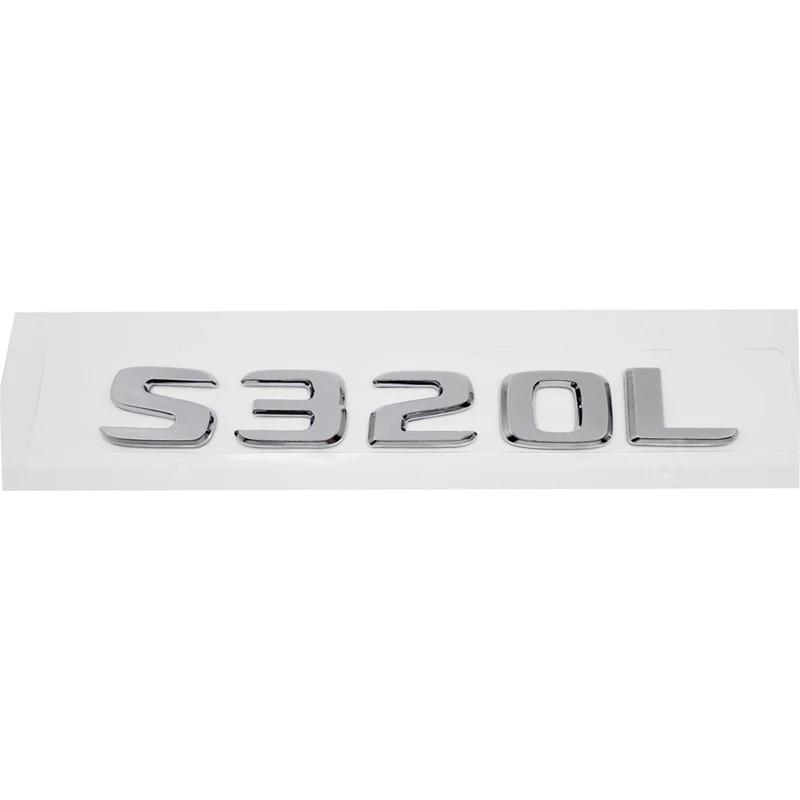 CXAFM1 ABS S300L S320 S320L S350 Trunk Rear Logo Badge Emblem Sticker For Mercedes Benz S Class W126 W140 W220 W221 W222