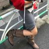 Zhang Yuanying Same Belt Buckle Stack Boots Women's Thick Heel Retro Old Medium Tube Boots Pleated Western Cowboy Knight Boots
