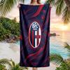 Asciugamano da Spiaggia Asciugatura Rapida in Microfibra Assorbente Portatile da Viaggio Asciugamano da Nuoto Stampa Bologna FC