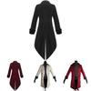 Stunning Vintage Men Tailcoat Jacket With V-neck Design For Unique Outfits