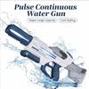 Electric Water Gun Pulse Continuous Firing Watergun Large Capacity Squirt Gun Integrated Manual And Automatic Water Gun Pool Toy