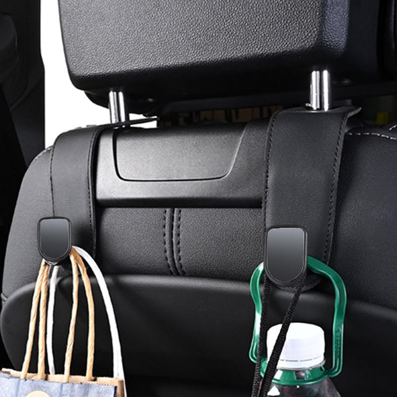Car Seat Headrest Hook Universal Hidden Car Hook Metal Hanging Hooks Interior Seat Back Interior Accessories