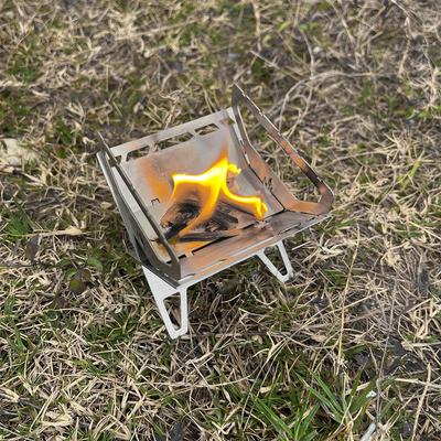 New Stainless Steel Multipurpose Camping Stove and Incense Burner Lightweight Portable Fire Stove for Outdoor Activities