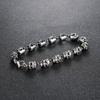 Zinc Zinc Alloy Skull Beaded Bracelets Jewelry Accessories Bangle Personality Jewelry Accessories  Women