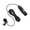 Noise Reduction Lavalier Microphone 48V Phantom Power XLR Lavalier Mic Portable Mono  Multi-Scene