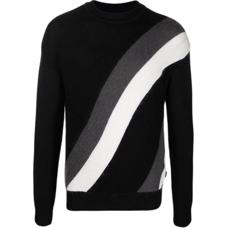 EMPORIO ARMANI FW21 Sweater Men's Black 6K1MT7-1MD7-Z0999