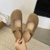 Spring and Summer New Soft-soled Shallow-mouth Single Shoes Female Retro Gentle Fairy Style Casual Versatile Women Mary Jane Shoes