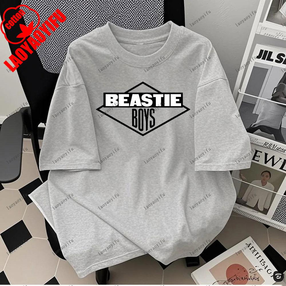 Beastie Boys Cool Tshirt ONeck Short Sleeves Hip Hop Music T Shirt Hipster Tops Tees Harajuku Camisetas 2025 Fashion Unisex Tops