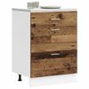 Lyon Kitchen Base Cabinet Rustic Wood Look Particleboard