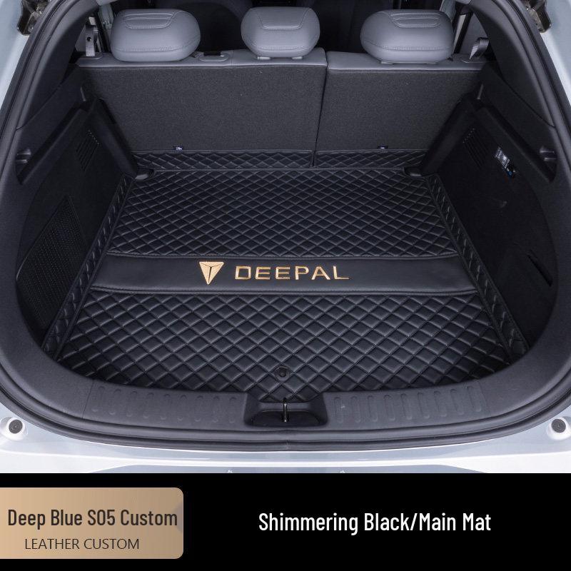 Deep Blue S05 Trunk and Compartment Mat for Car Interior Decoration - Full Coverage