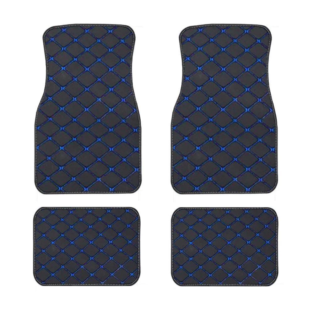 Universal Size Car Floor Mats for Dacia Duster Sandero Renault Clio Fiat Panda Lancia Ypsilon Seat Arona Cors Car Accessories