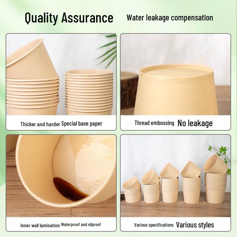 ZISIZ Einweg-Papier-Essschalen