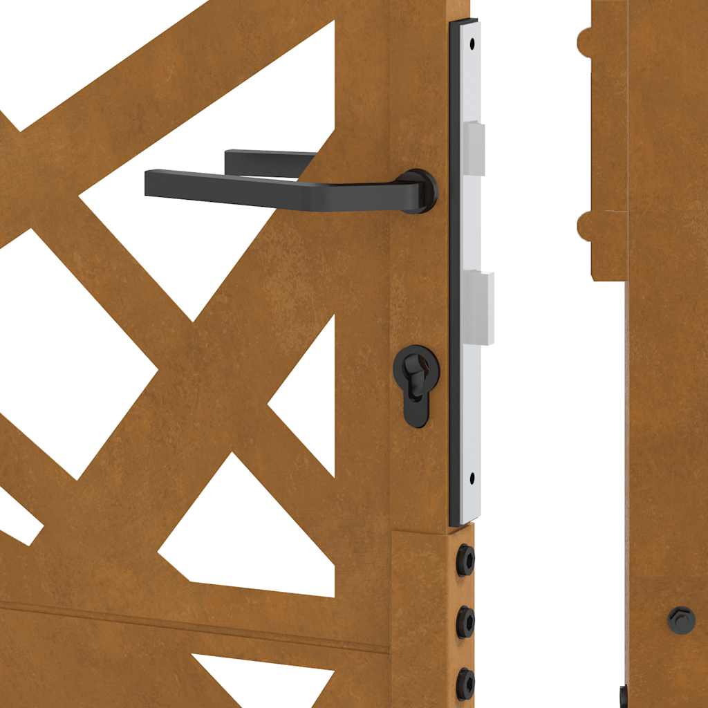 Garden Gate 100 X 125 Cm Corten Steel Light Design