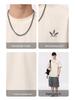 Men's American Retro Short-Sleeve Printed Casual T-Shirt - Summer Style, Comfortable Heavyweight Tee