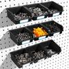 New 1Set Efficient Pegboard Storage Bins With Hook Practical Peg Board Basket For Workshop Garage Organizing Accessories Tools